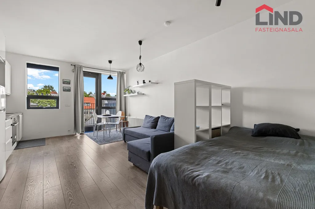 Camere da letto - Studio Apartment with Sea View in Hafnarfjörður