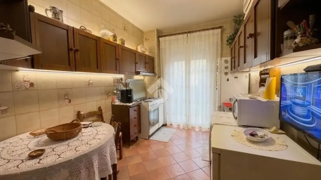 Köök - 3-Room Apartment with Balcony in Palermo