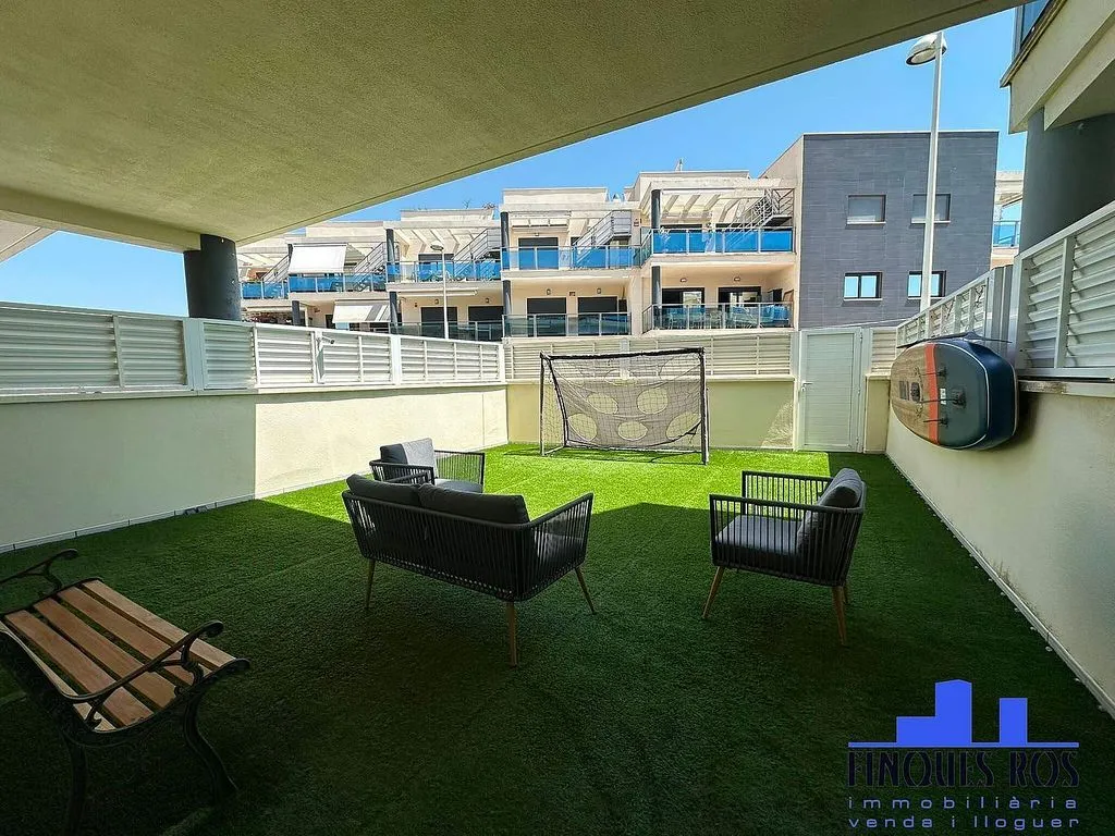 Terrace - Apartment with Pool and Sea View in Vinaròs