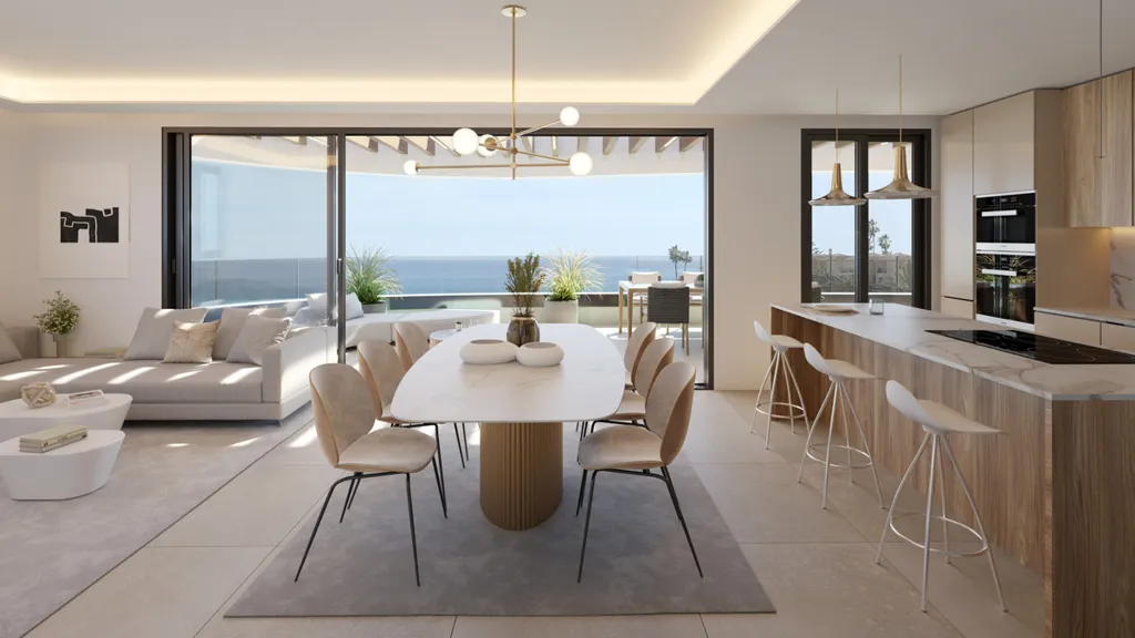 Söögituba - Luxury Apartment with Pool in Mijas Costa