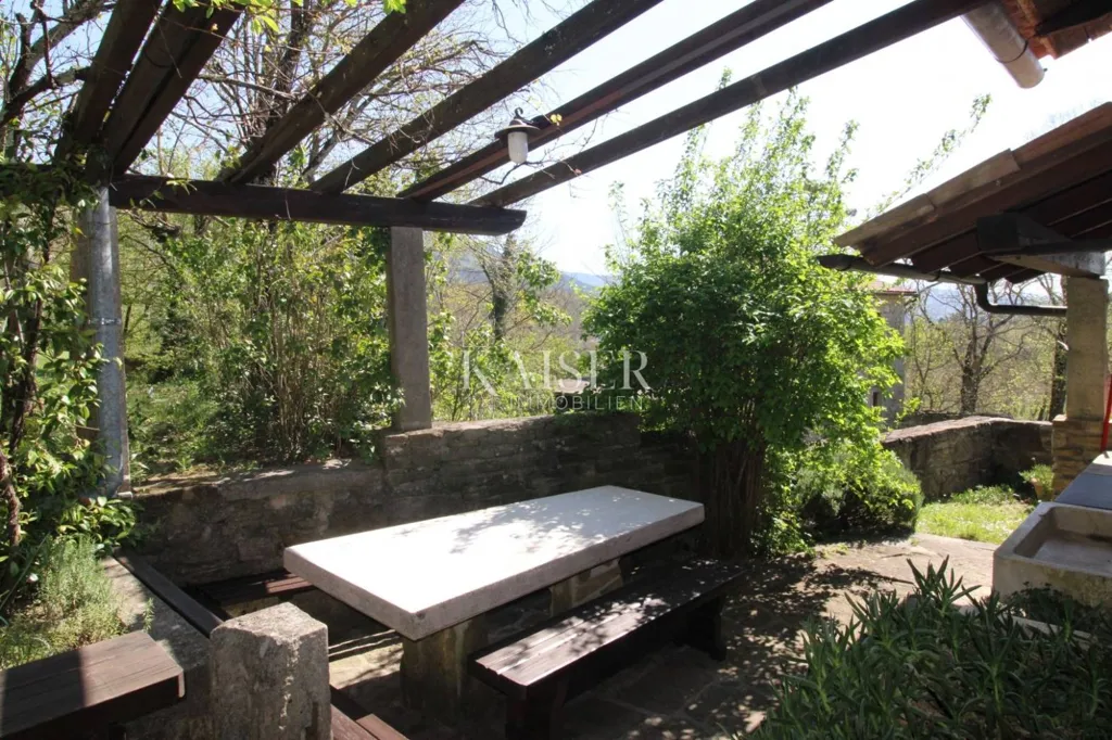 Terrasse - Country House with Large Garden in Buzet