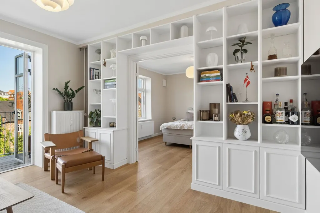 Soggiorno - Apartment with Original Features in Aarhus C