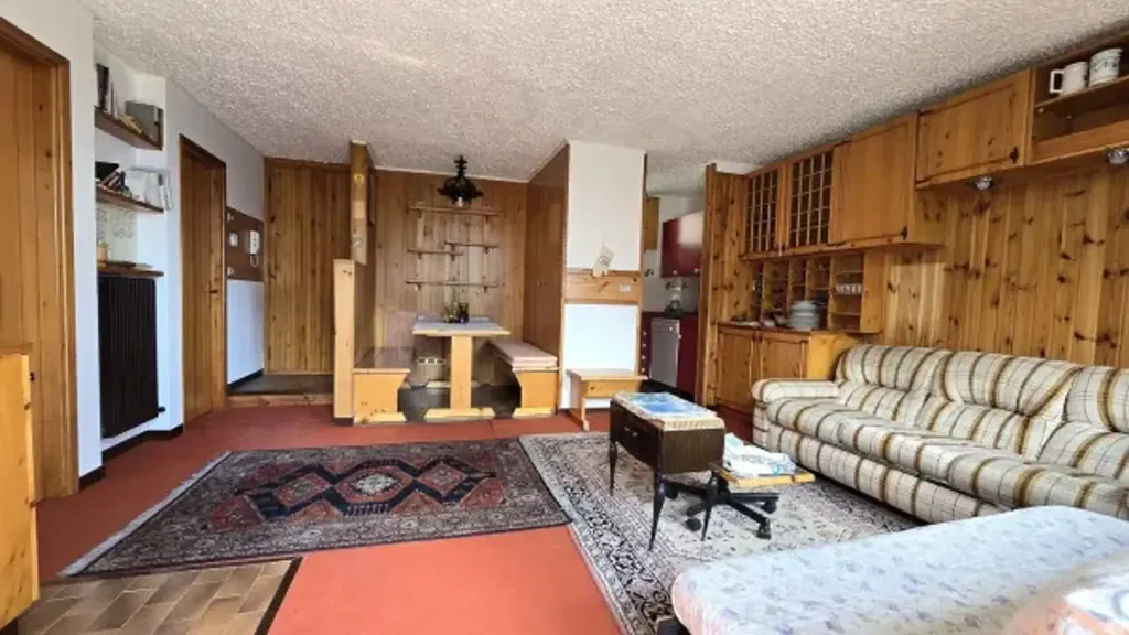 Séjour - Bright Apartment with Panoramic Terrace in Saint Rhemy en Bosses