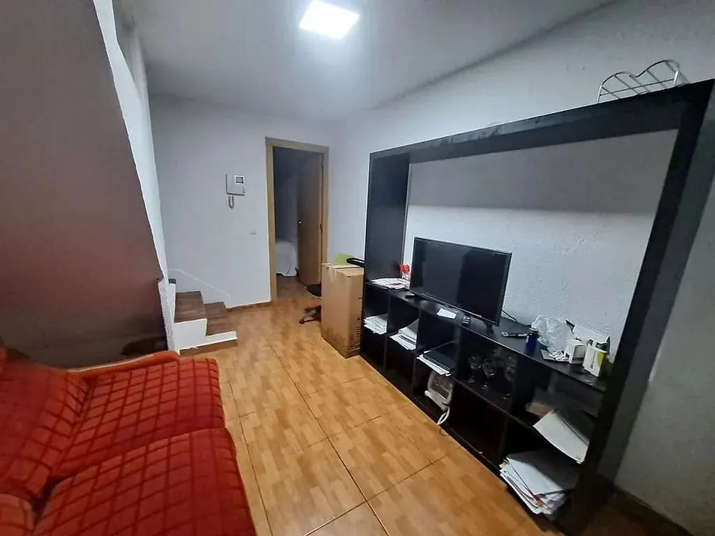 Séjour - 3-Bedroom Flat with A/C in Carabanchel