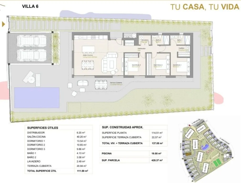Plan - Luxury Villa with Pool in Finestrat, Valencia