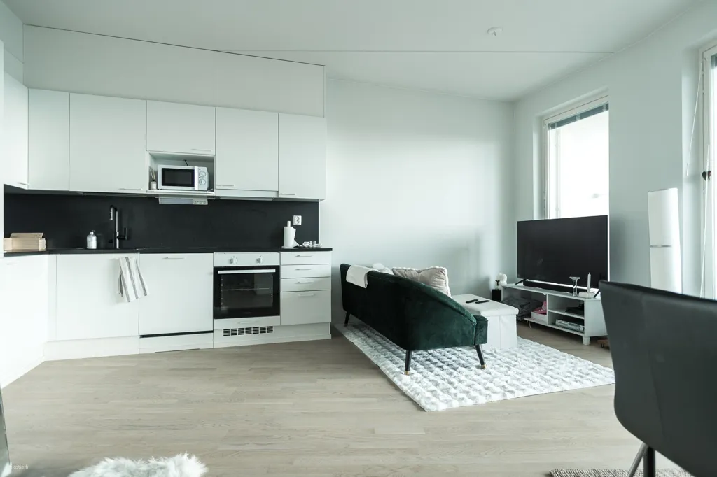 Elutuba - Modern Flat with Glazed Balcony in Saunalahti