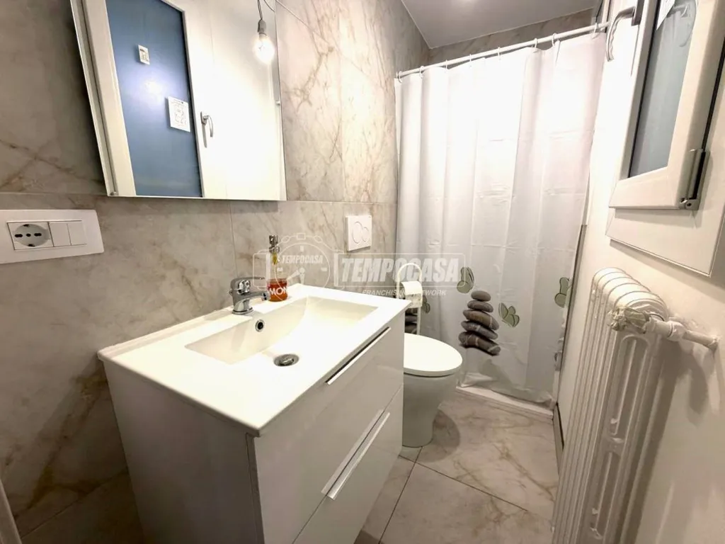 Salles de bain - Rear-Facing Apartment with Garden Access in Turin