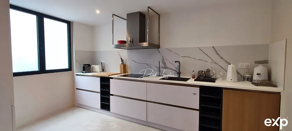 Cucina - Renovated Duplex Apartment with Terrace in Cannes