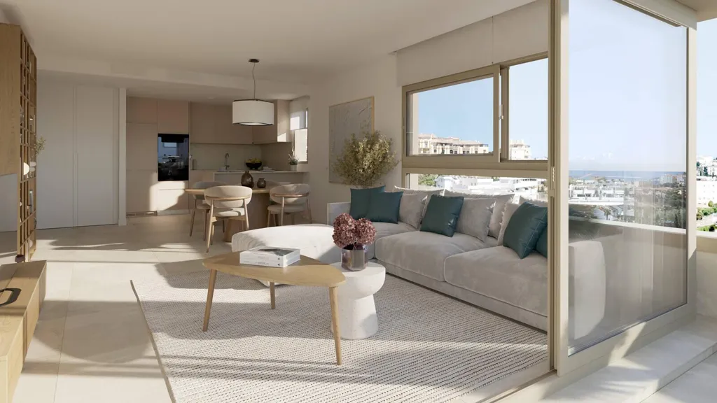 Elutuba - 1-Bedroom Apartment with Sea View in Mijas