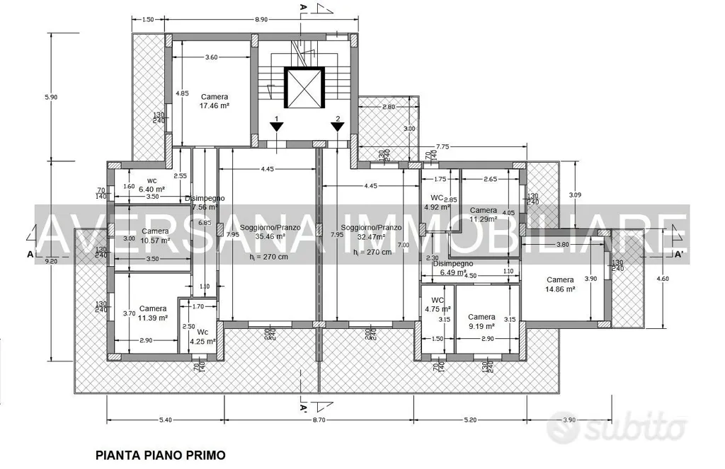 Planimetria - Luxury Apartments with Terraces in Briano