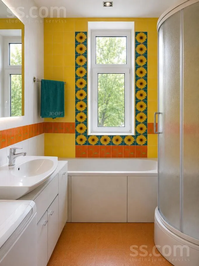 Salles de bain - Renovated Apartment with Parking in Riga Centre