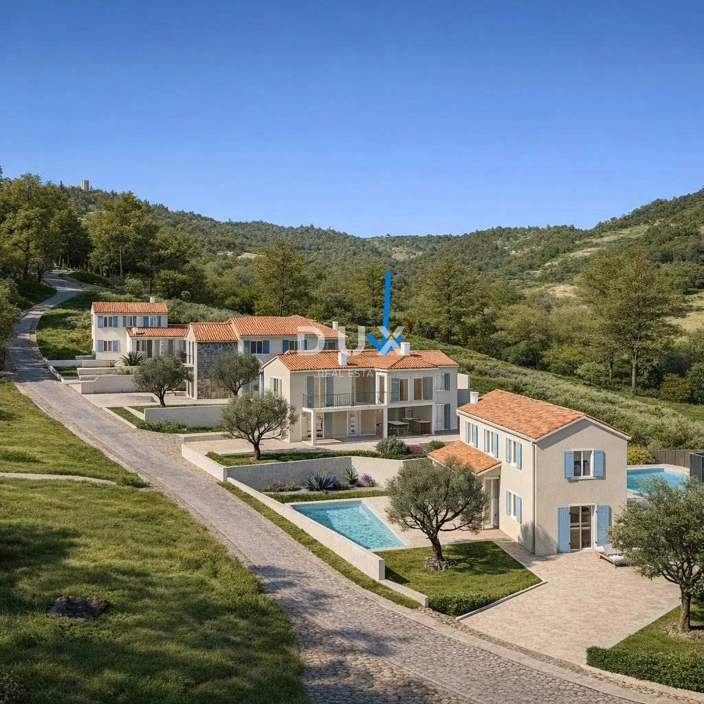 Õhuvaade - Modern Villa with Pool in Pićan