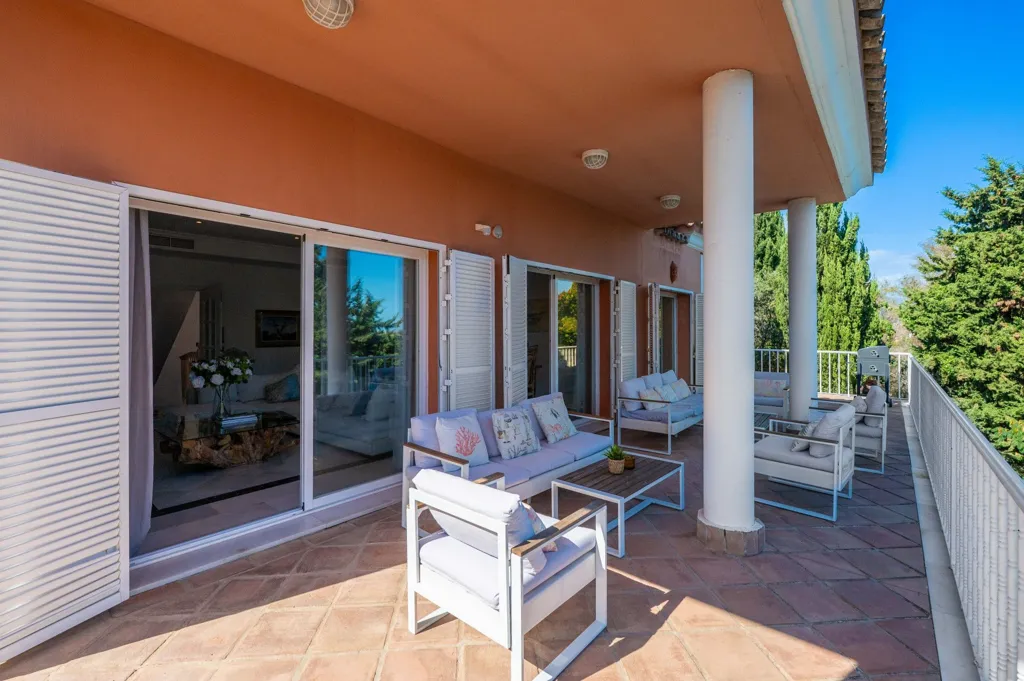 Terrace - Andalusian Villa with Pool in Sotogrande