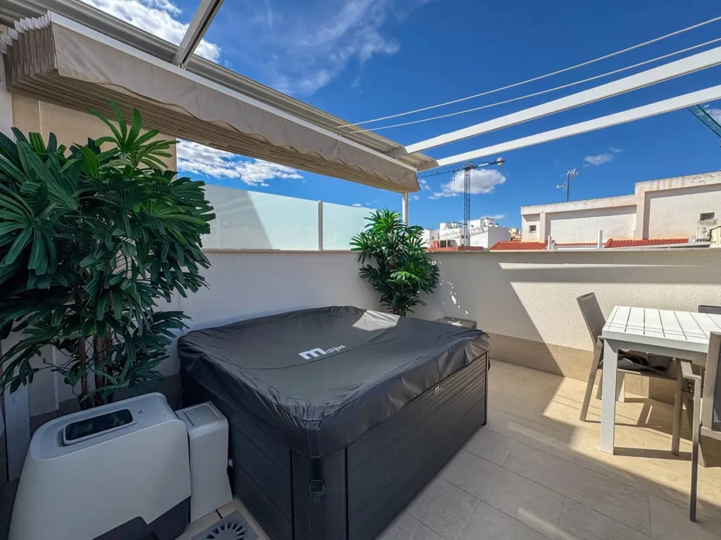 Terrasse - Duplex with Rooftop Solarium in Playa del Cura