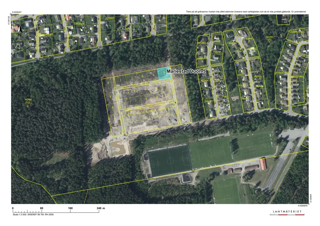 Vue aérienne - Plot for Custom Home in Mariestad