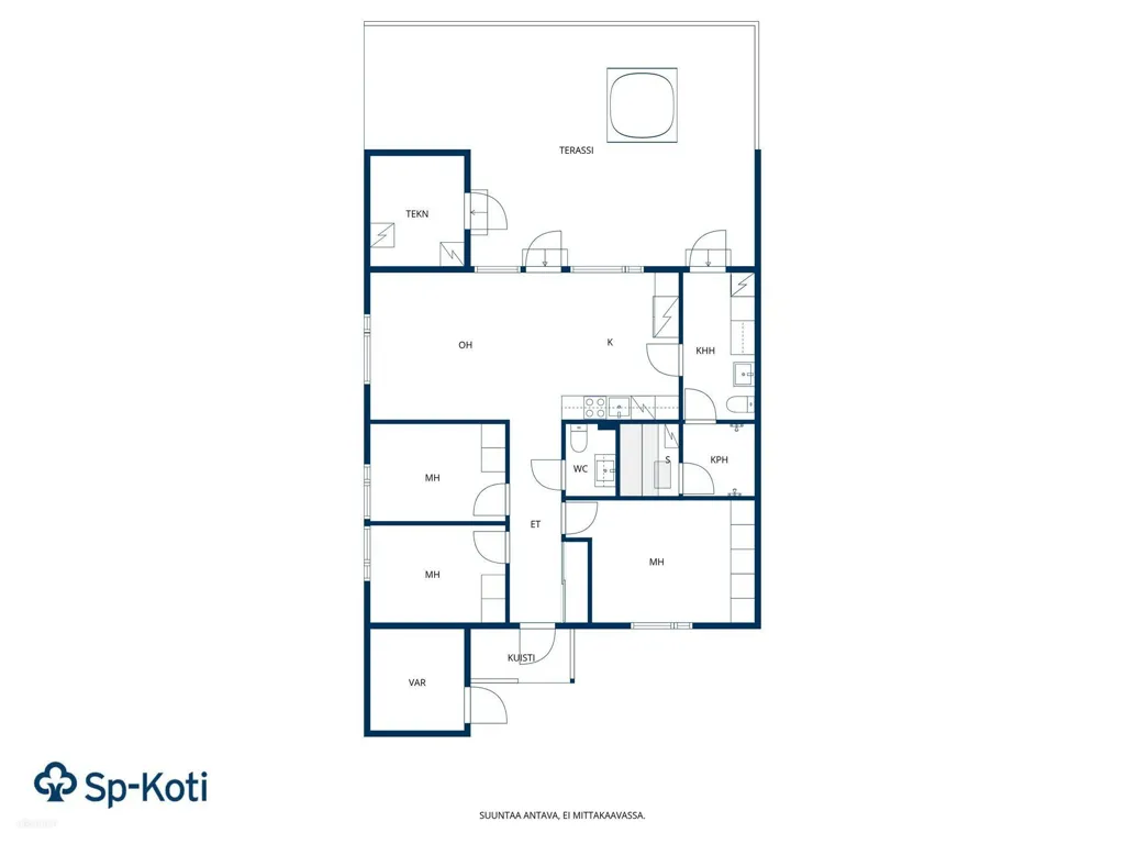 Plaan - Detached House with Garden in Tuusula