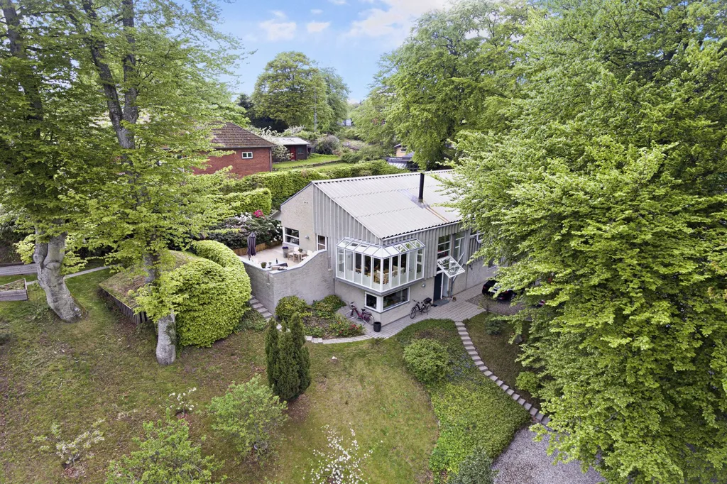 Õhuvaade - Villa with Garden in Hadsund