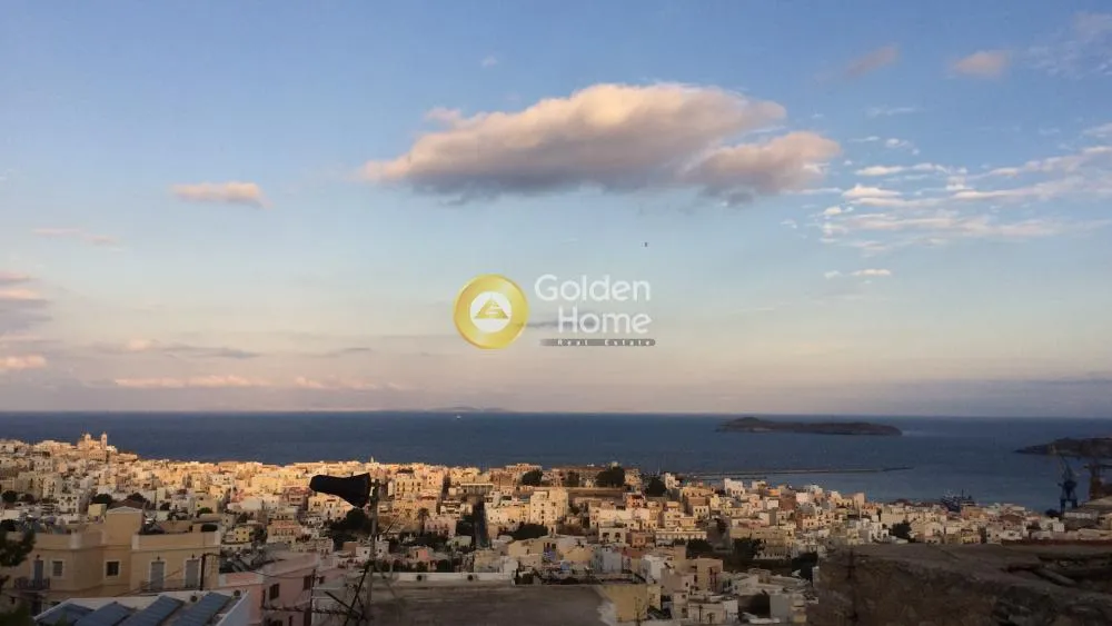 Balcon - Plot with Sea and Mountain Views in Hermoupolis