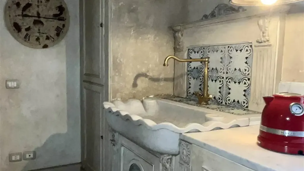 Köök - Rusticated Apartment with Soppalco in Florence
