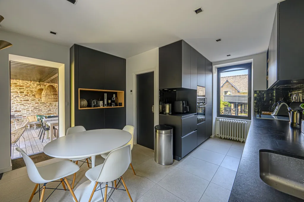 Kitchen - Period House with Pool in Quéven