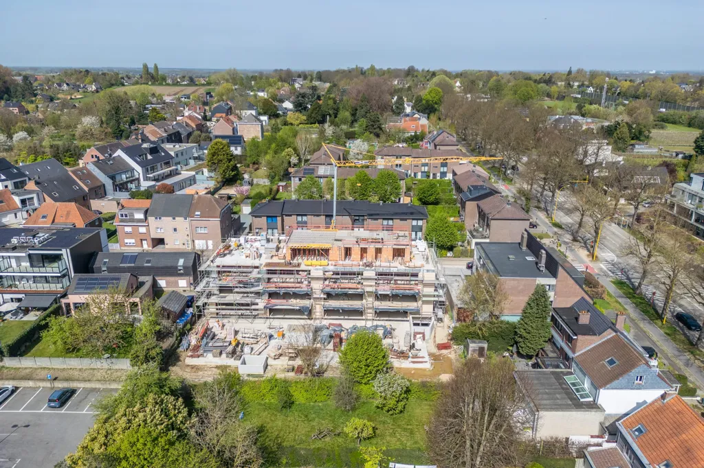 Vista aerea - Eco-Friendly Apartments with Terraces in Meise