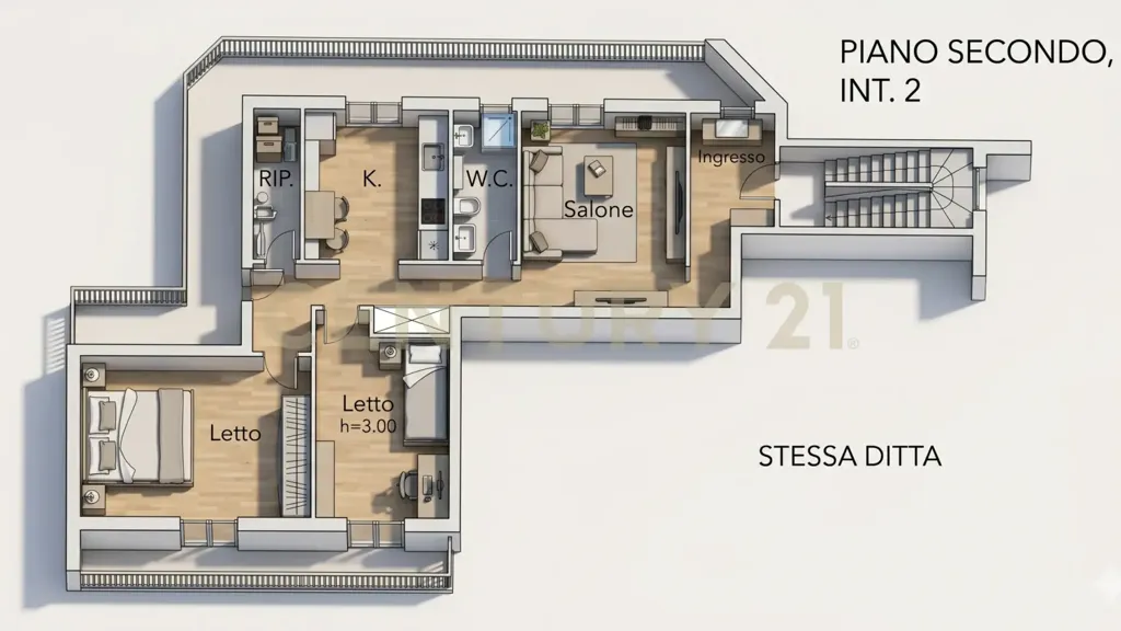 Plaan - Apartment with Panoramic Views in Acireale