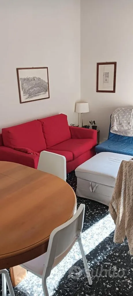 Séjour - Shared Room with Balcony in Via Monteverdi