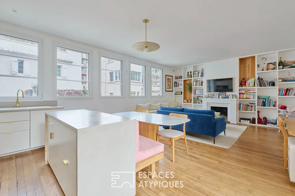 Séjour - Appartement 6 pièces à Paris 16ème