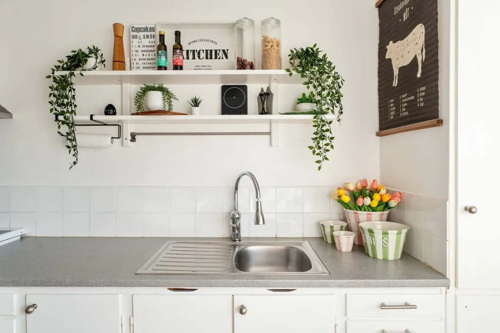Cuisine - Two-Bedroom with Glazed Balcony in Göteborg