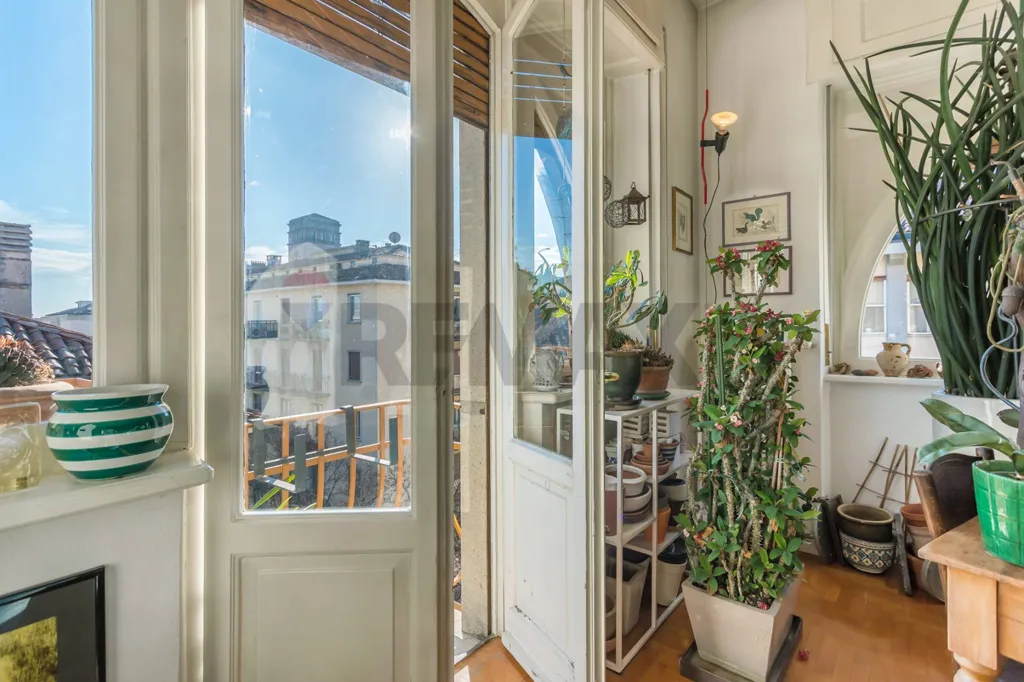 Soggiorno - Penthouse with Terrace in Bergamo Central