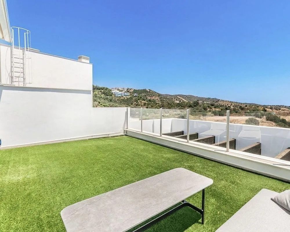 Terrasse - Duplex Penthouse with Pool in Marbella