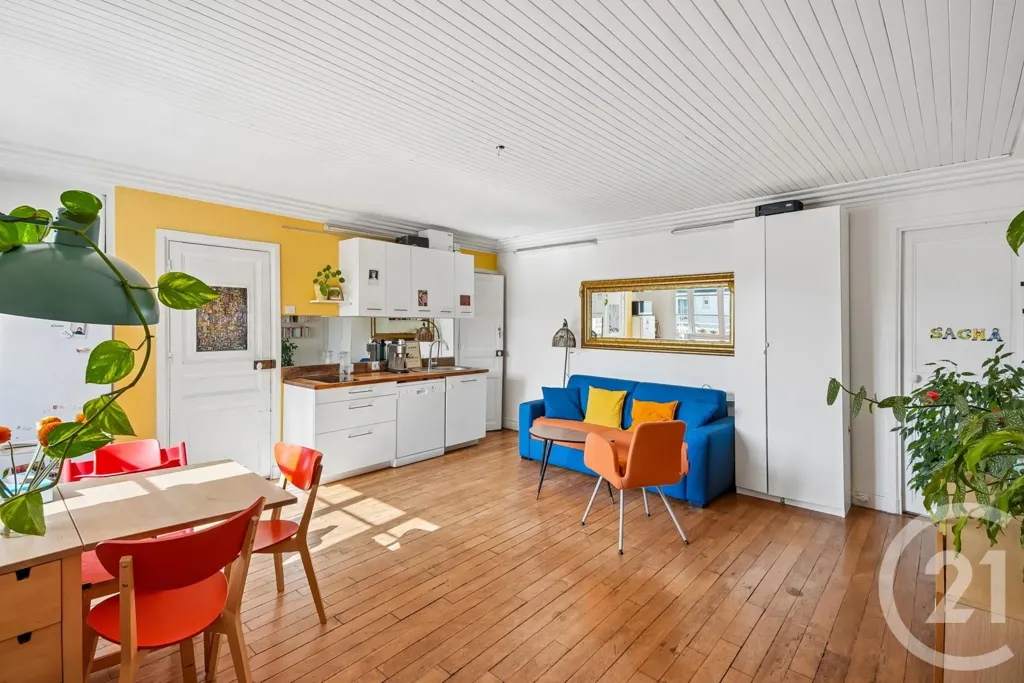 Soggiorno - Charming 3-Bed Flat in Saint-Blaise, Paris
