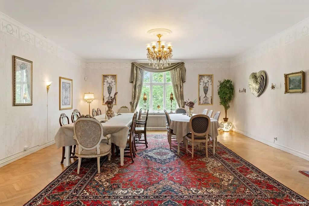 Dining Room - Historic Manor with River View in Blekinge