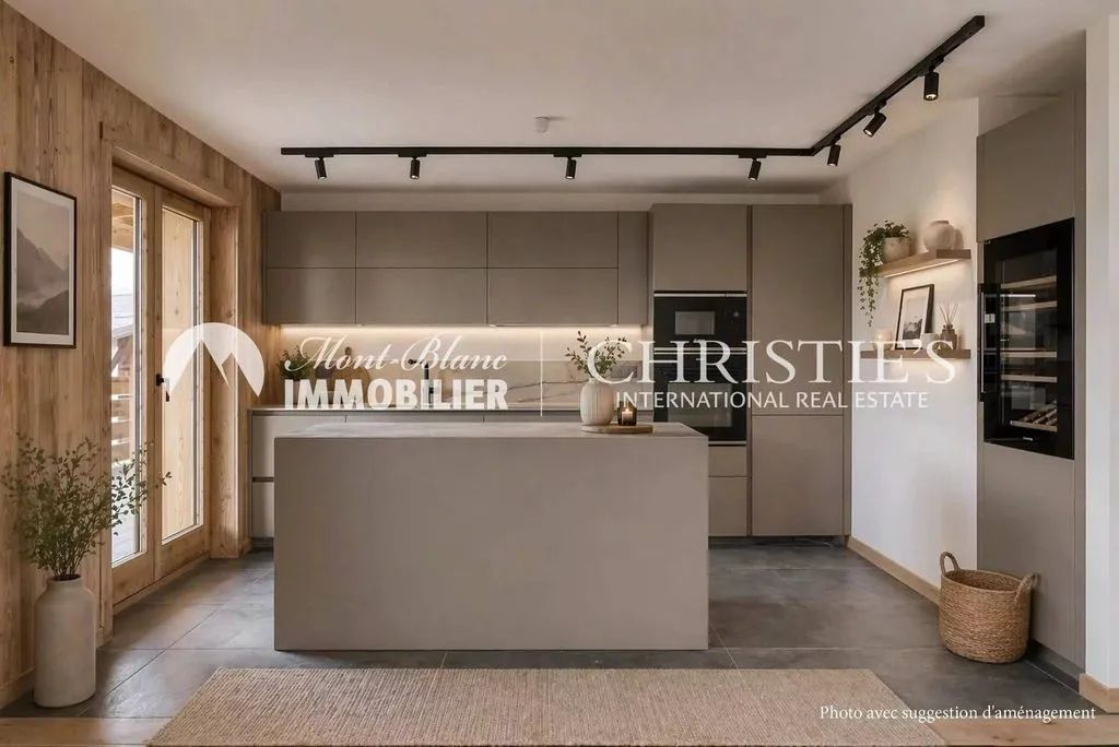 Köök - Luxury Flat with Mountain View in Ormaret