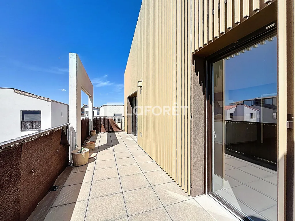 Balcon - Appartement Duplex avec Terrasse au Dernier Étage à Saint-Jean-de-Védas