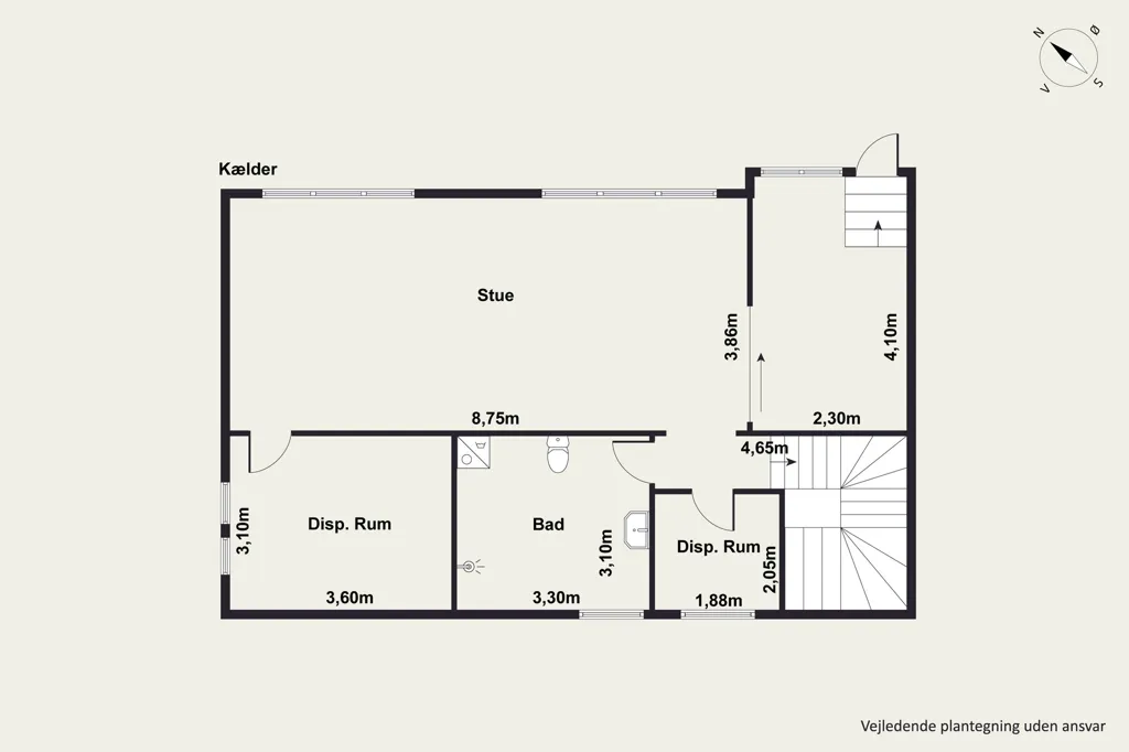Plan - Villa with Sea View in Ålsgårde