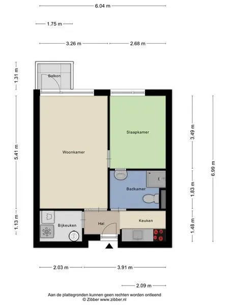Plaan - Apartment with Balcony in Maastricht