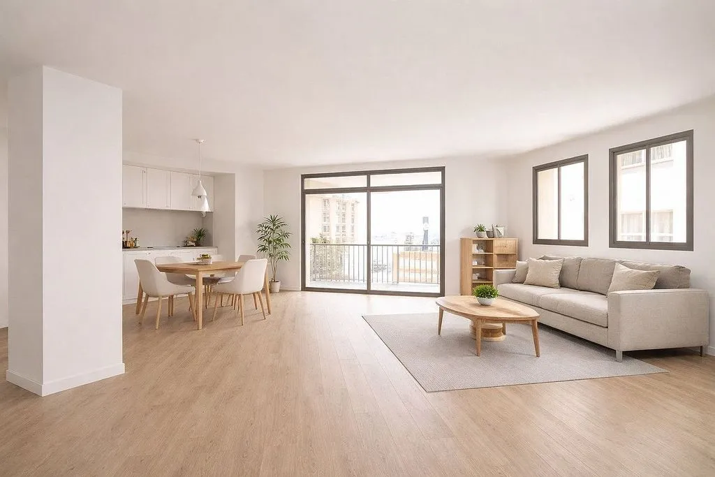 Living Room - City Centre Flat with Balcony in Palma