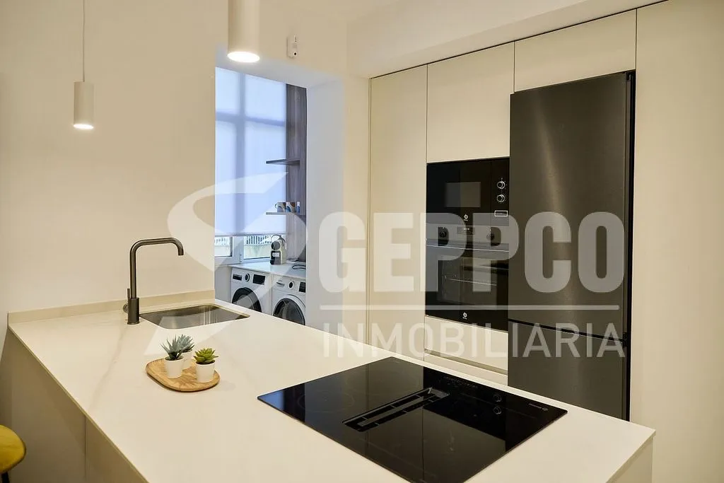 Köök - Modern Flat with Lift in Calle Goya, Madrid