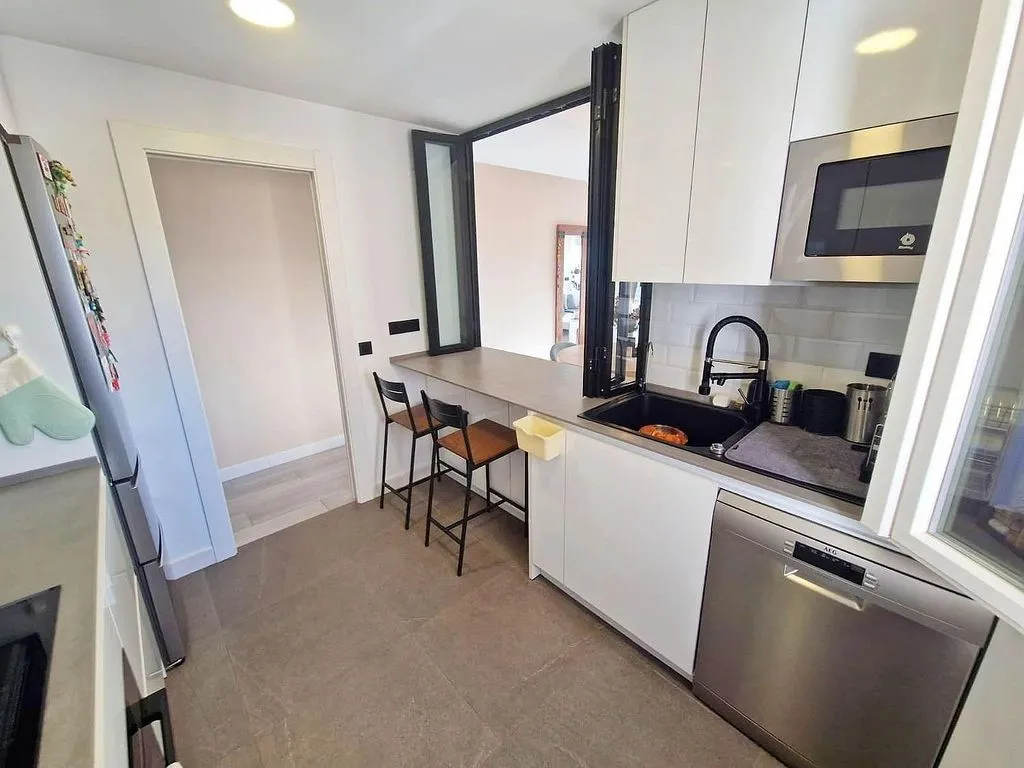 Cuisine - Apartment with A/C and Views in Palmilla, Málaga