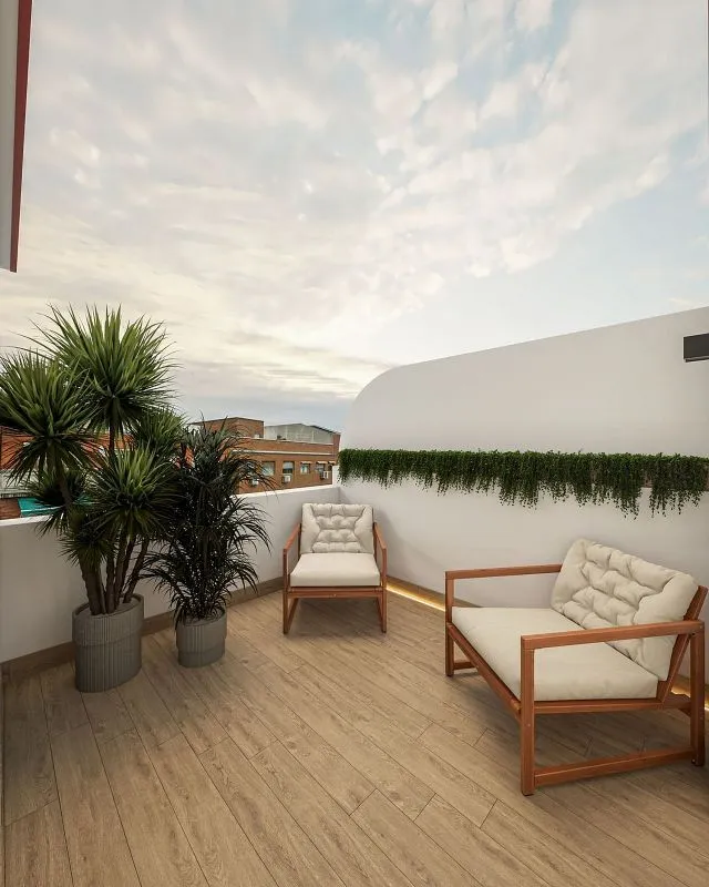 Terrass - Loft with Terrace near Retiro Park, Madrid