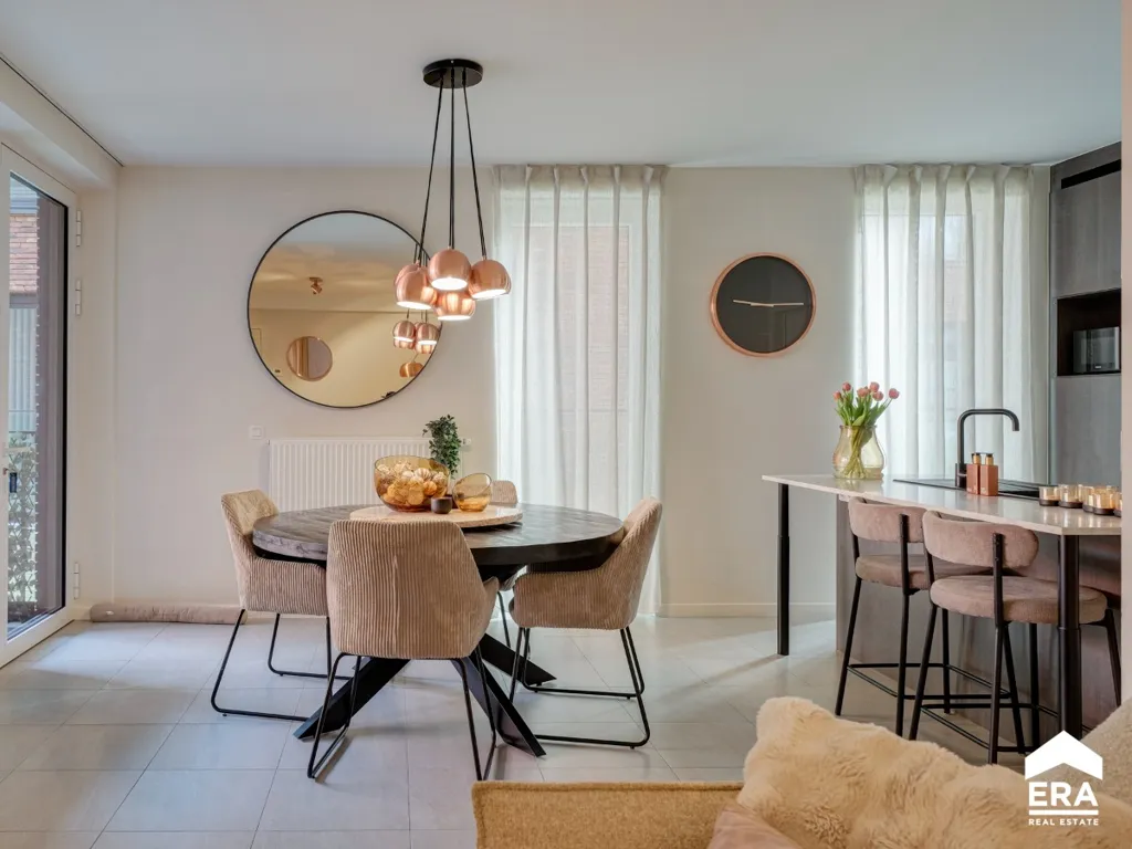 Salle à manger - Appartement Moderne au RDC avec Terrasse à Genk