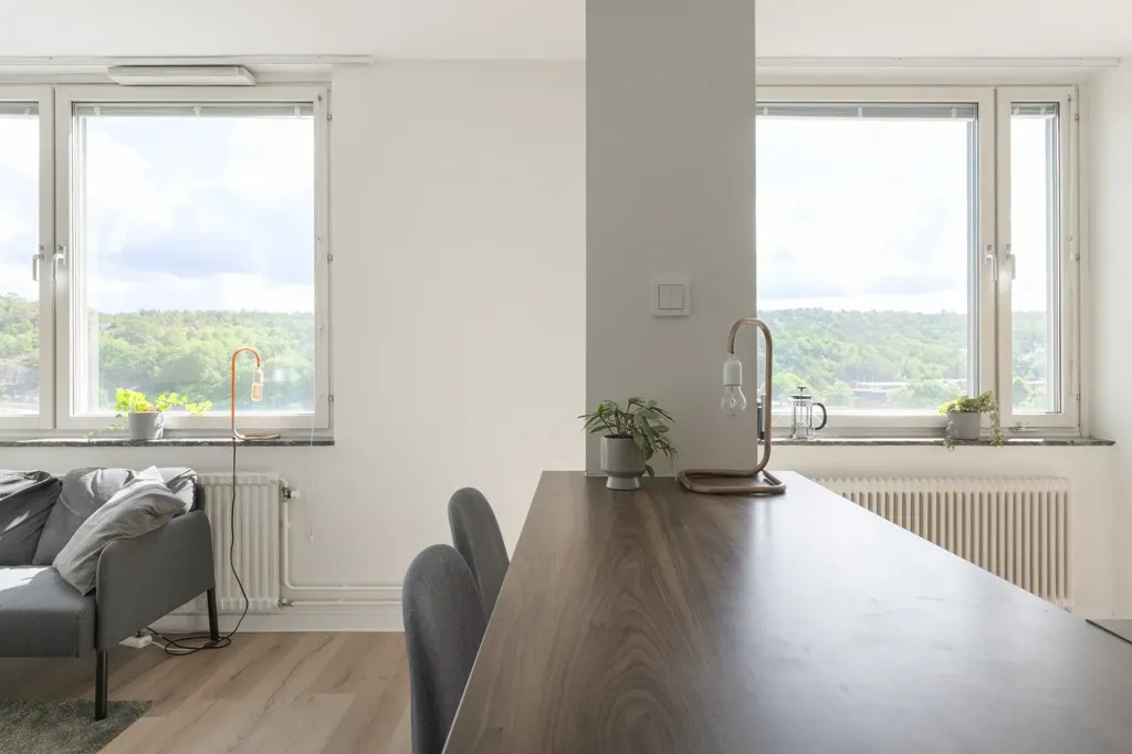 Séjour - Charming Penthouse with Balcony in Göteborg