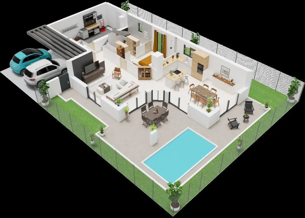 Maison T4 avec Piscine à Alignan-du-Vent