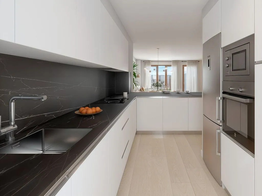 Köök - New Flat with Air Conditioning in Badalona