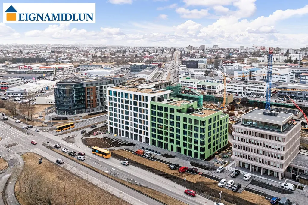 Õhuvaade - Apartment with Car Parking in Reykjavik