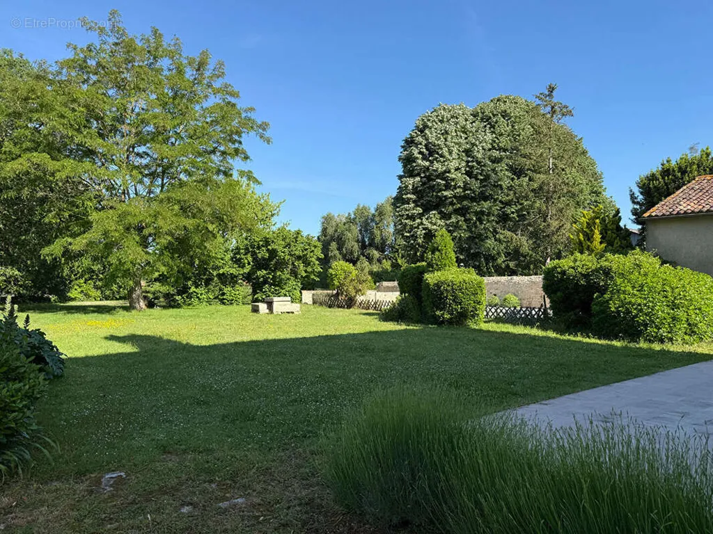 Jardin - Demeure de Caractère avec Piscine à La Villedieu du Clain
