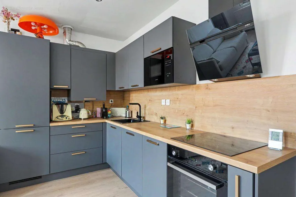 Cuisine - Appartement Contemporain au Calme à Blagnac