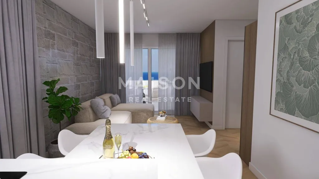 Söögituba - Three-Bedroom Apartment with Private Pool in Kolan