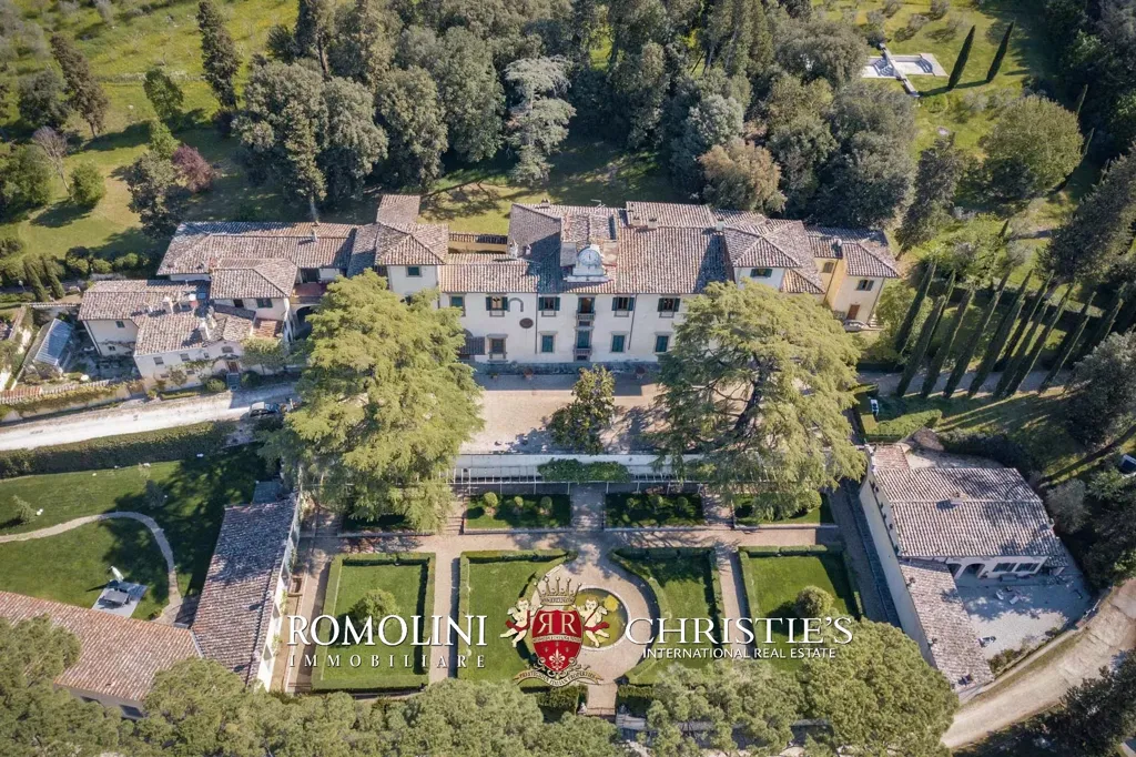 Vue aérienne - Historic Villa with Panoramic Views near Florence